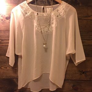 Urban outfitters top (cream)